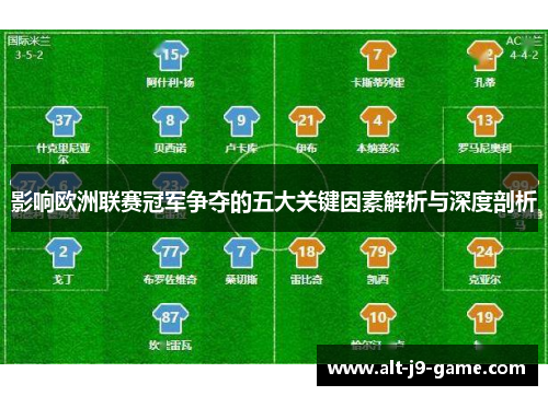 影响欧洲联赛冠军争夺的五大关键因素解析与深度剖析